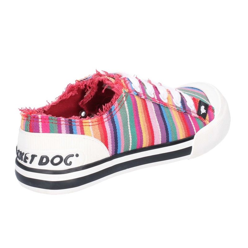 Rocket dog Jazzin-routes femme lacets baskets décontractées chaussures multicolores 