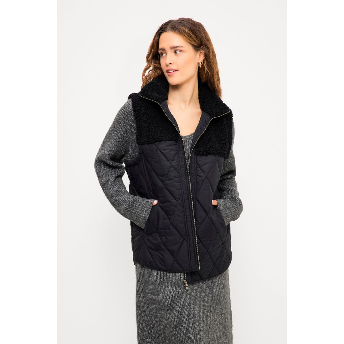 Veste longue sans manche femme La Redoute