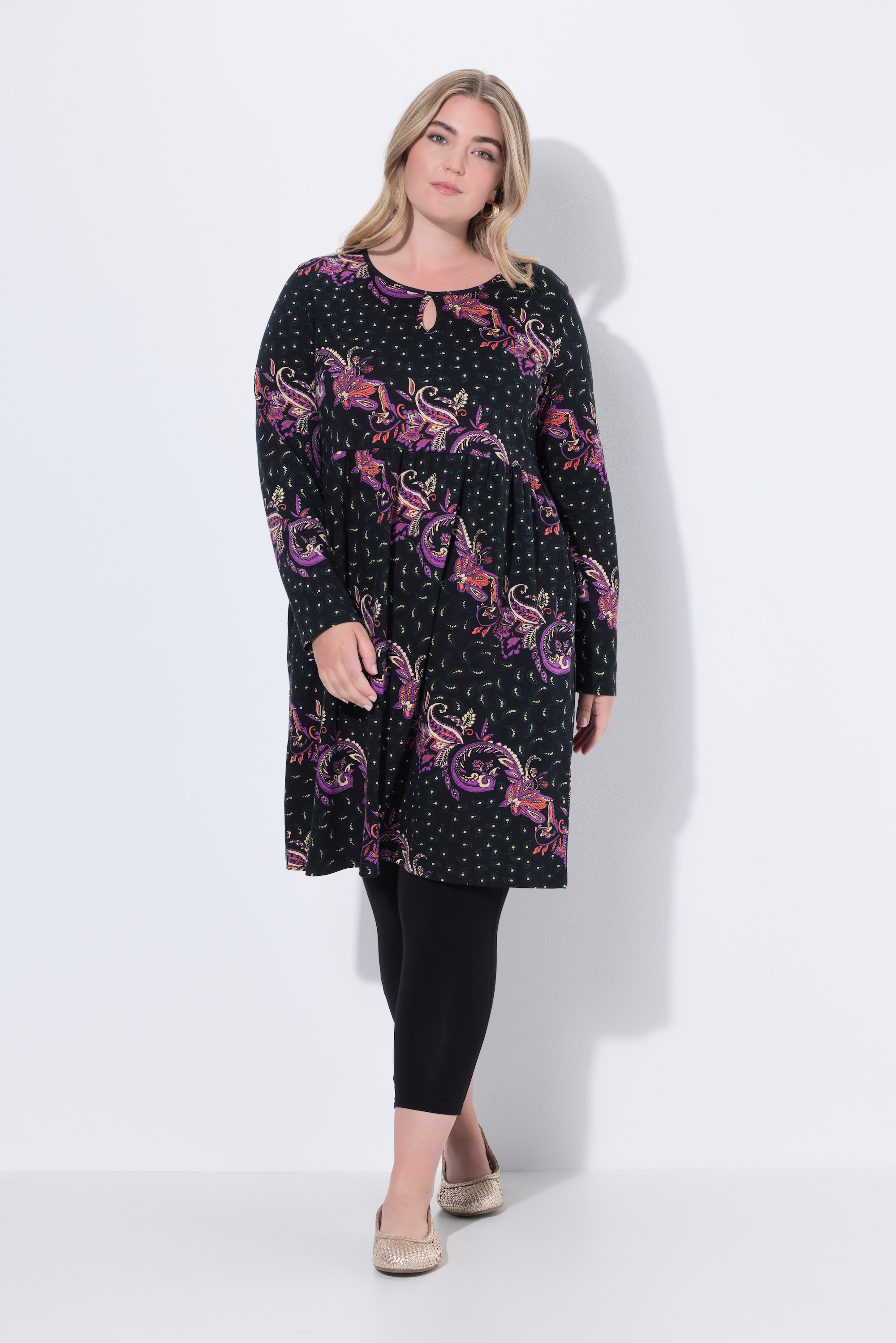 Robe en jersey motif cachemire, ULLA POPKEN