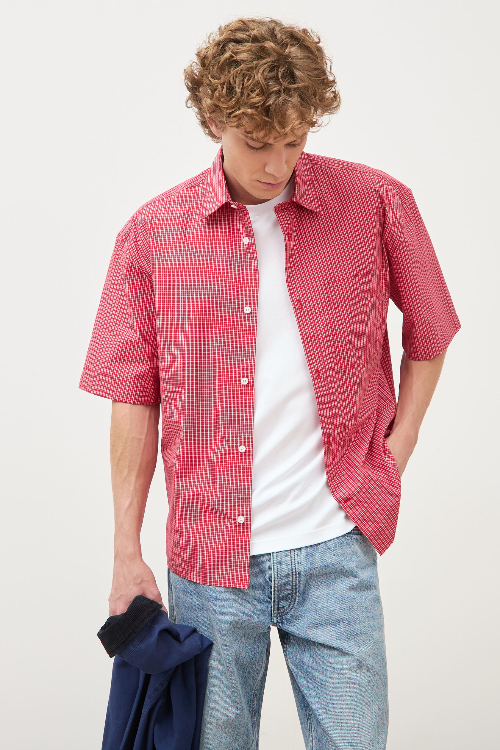 Chemise boyfriend en coton, BONOBO