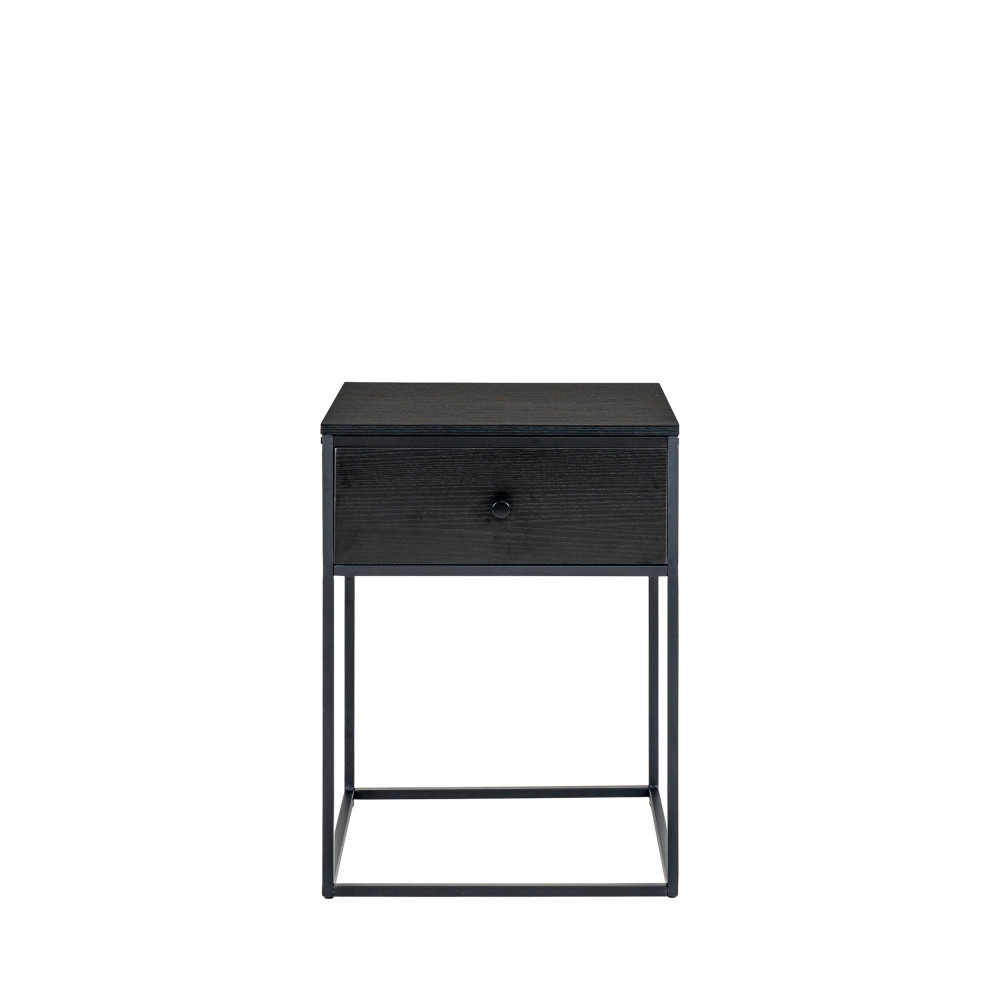 Table de chevet avec tiroir en bois et métal- VITA, HOUSE NORDIC