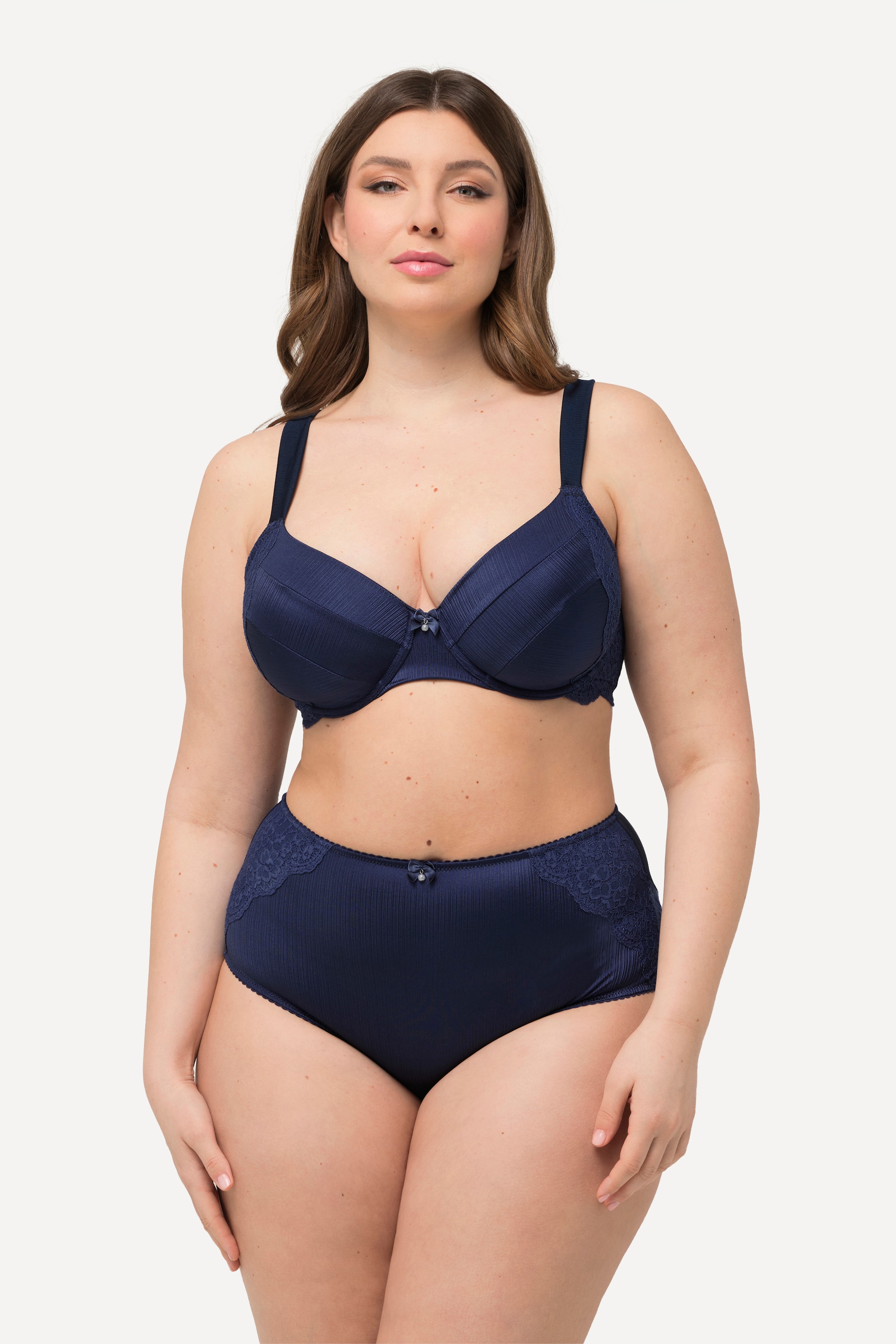 Soutien-gorge en satin et dentelle, ULLA POPKEN