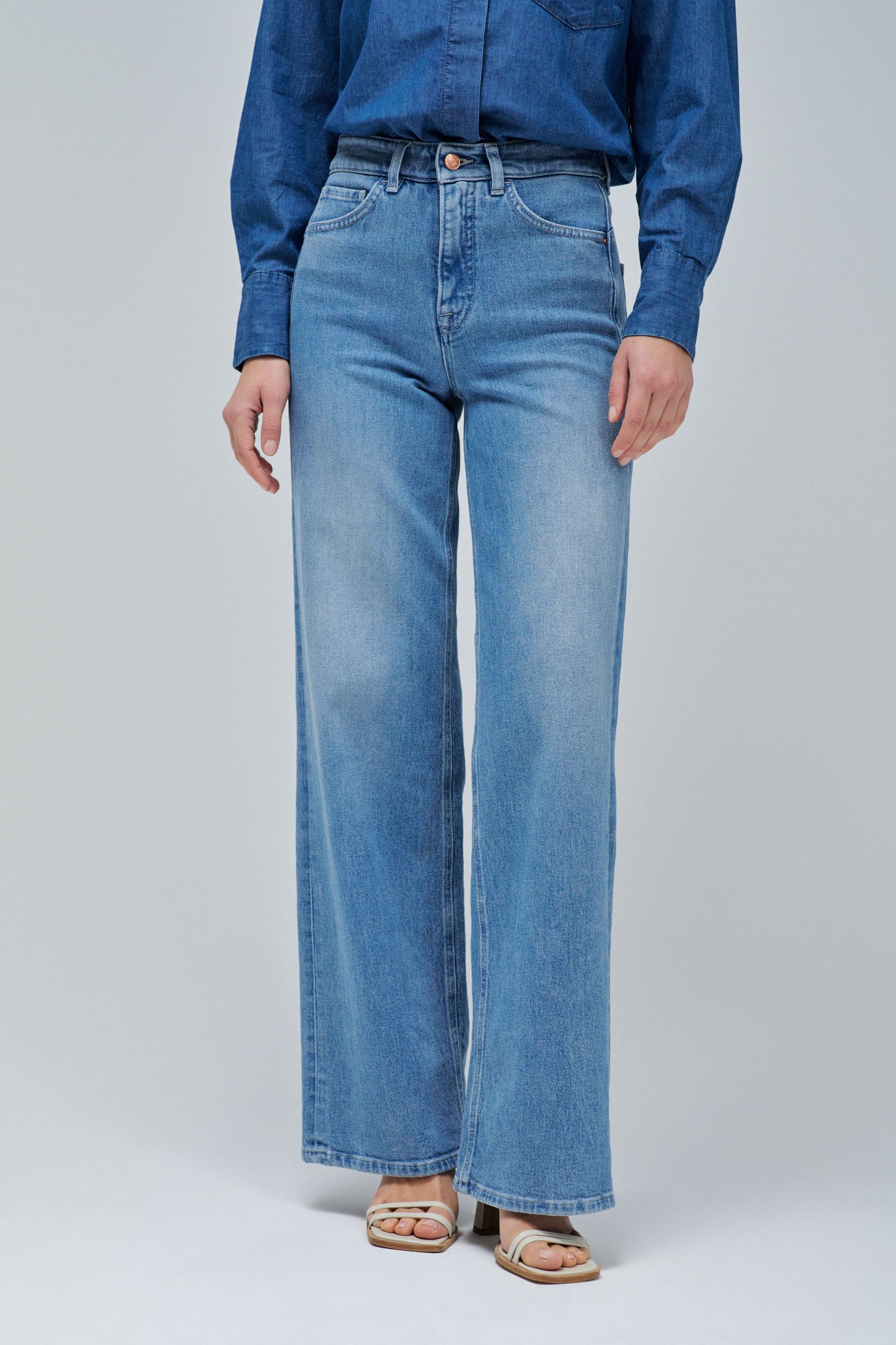 JEAN FAITH PUSH IN WIDE, SALSA JEANS