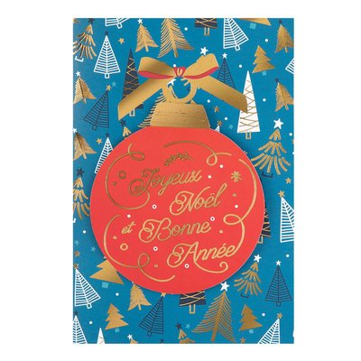 Carte de vœux Noël Chic Noël Sapin DRAEGER PARIS