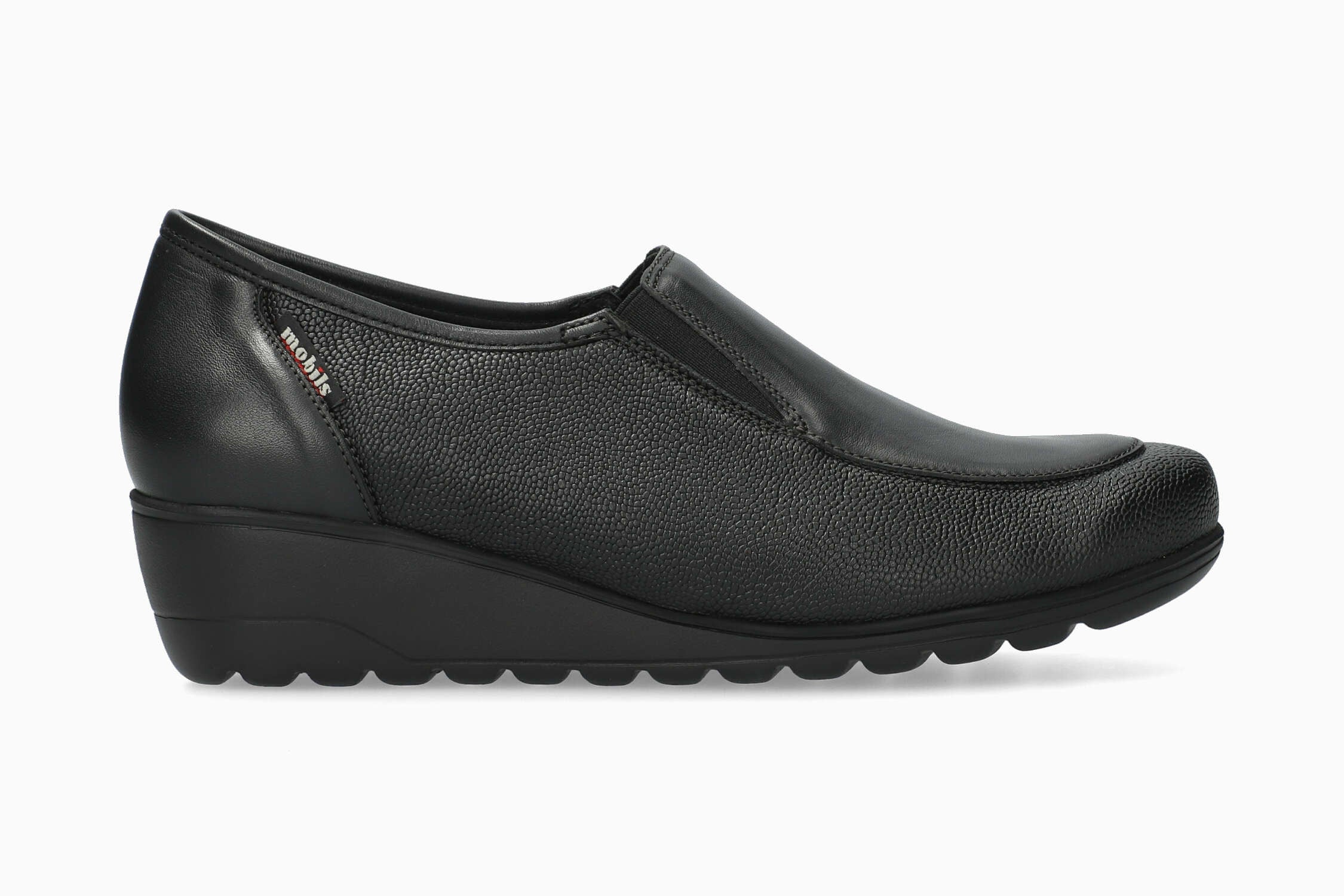 Mocassins en cuir / textile BERTINA, MEPHISTO