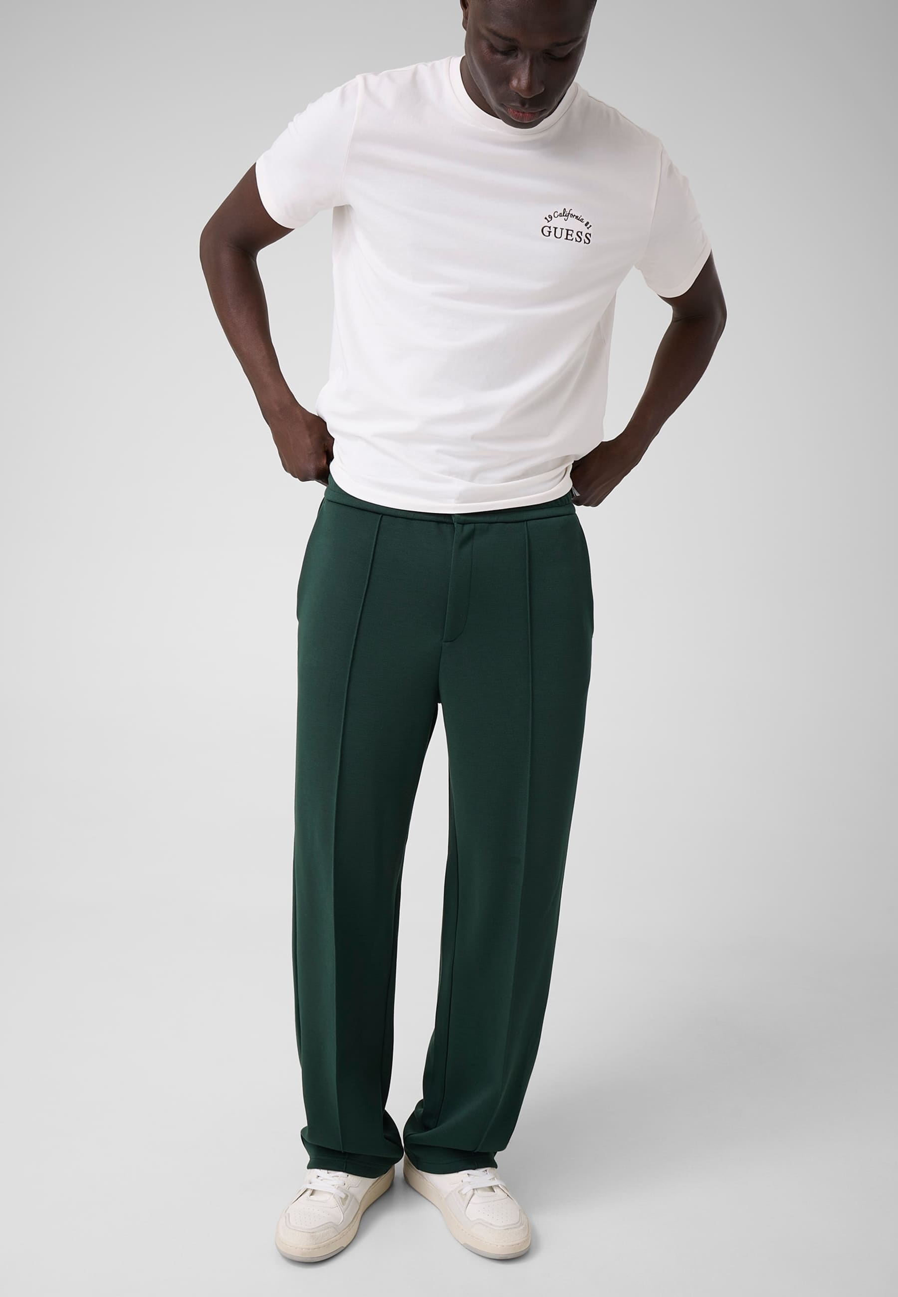 T-Shirt Avec Logo Brodé, GUESS