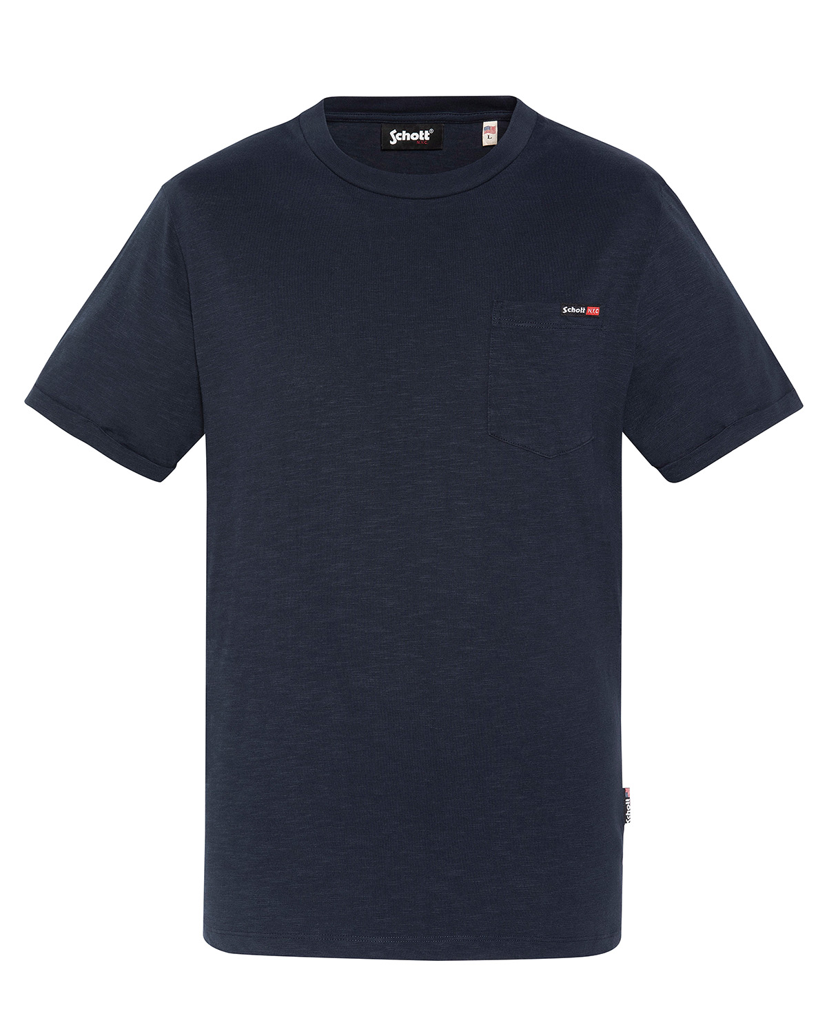 T-shirt effet flammé, SCHOTT
