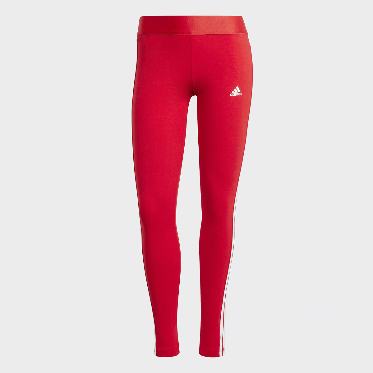 adidas leggings red stripe