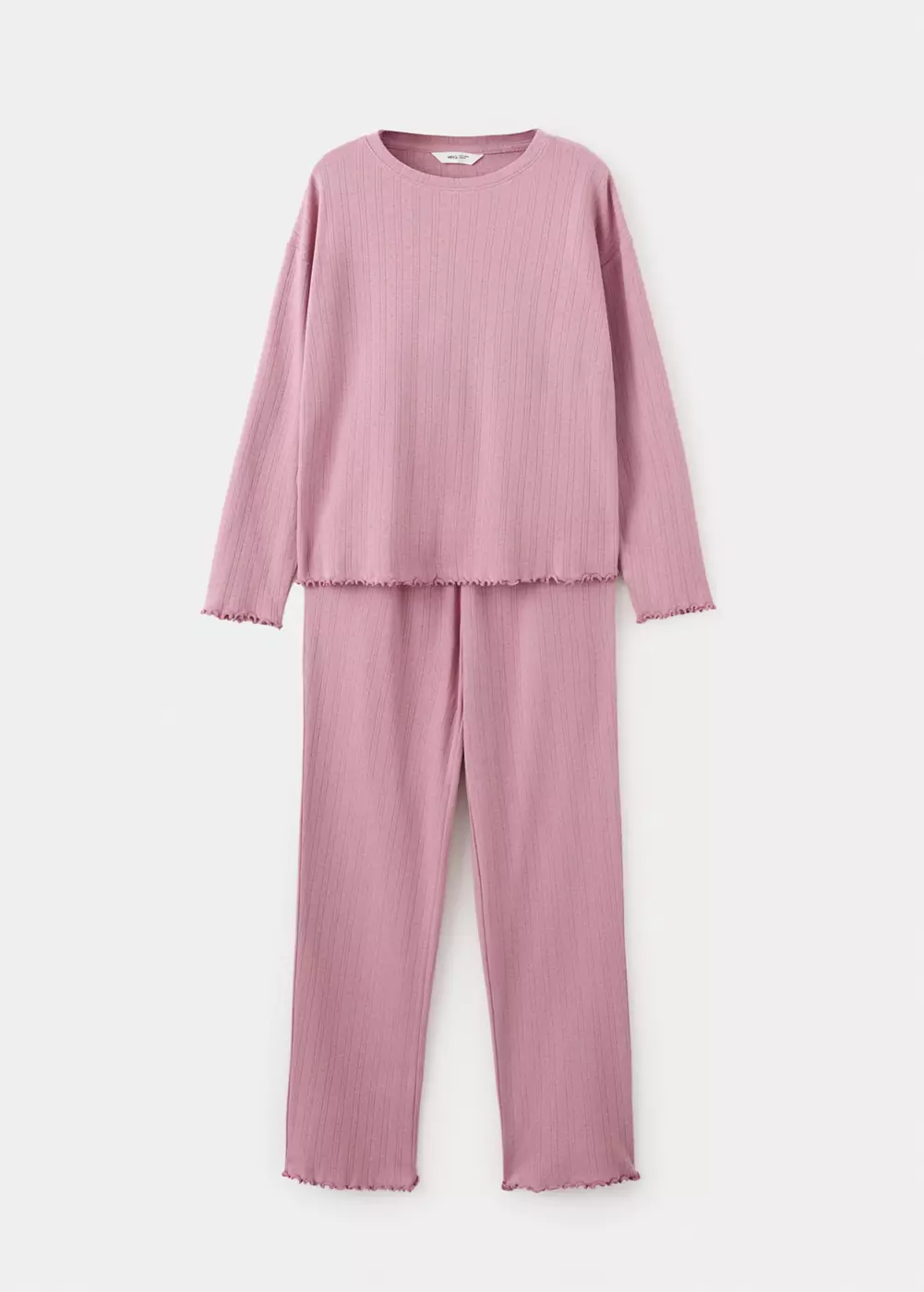 Pyjama long maille côtelée, MANGO KIDS