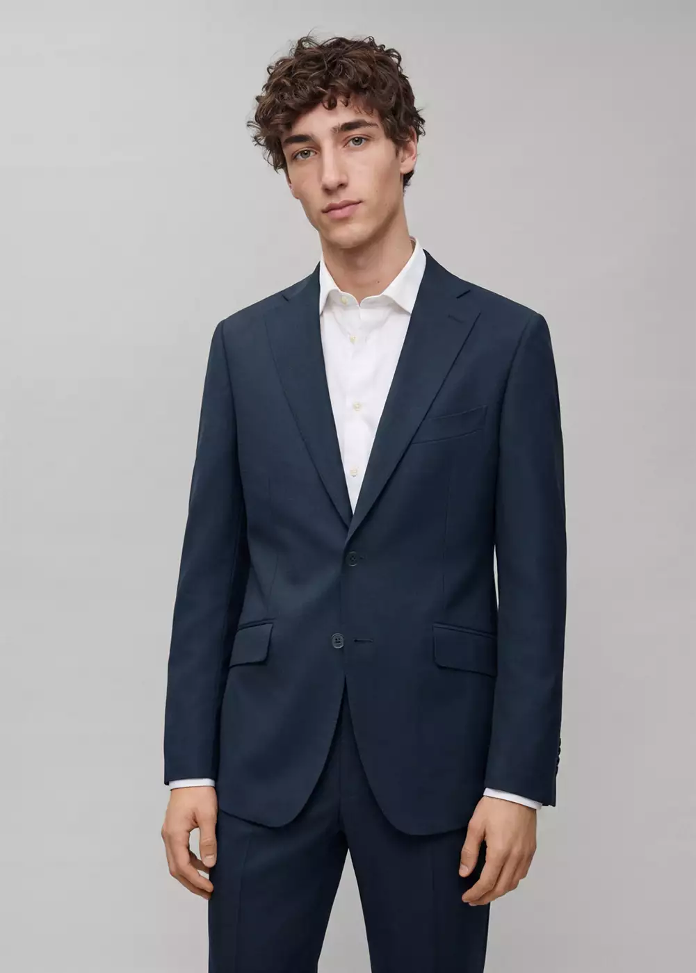 Blazer en viscose mélangée, MANGO TEEN