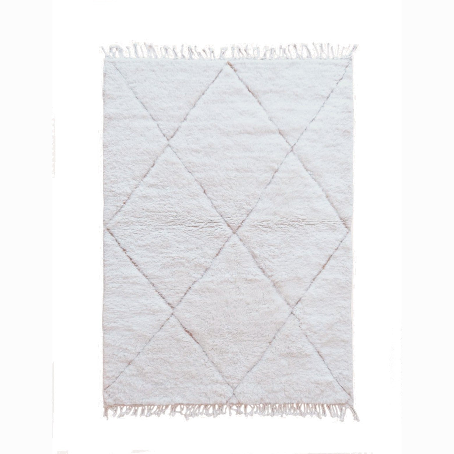 Tapis berbère haut de gamme au toucher doux en laine 128 x 188 cm, AFK LIVING