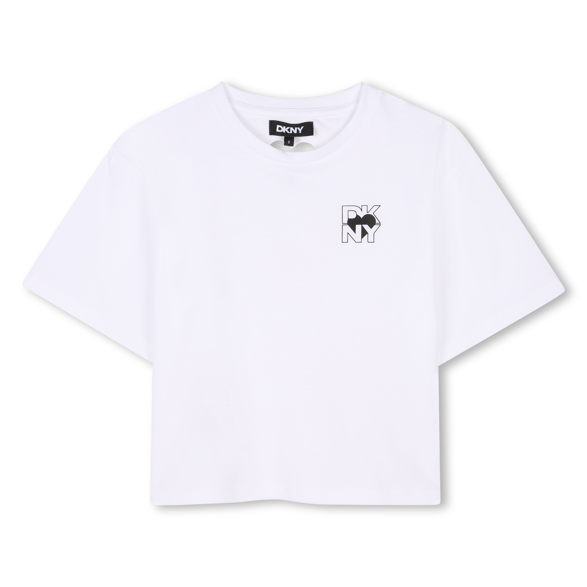 T-shirt en coton à manches courtes, DKNY