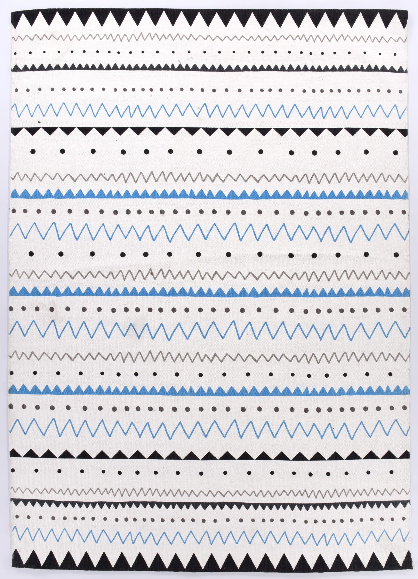Tapis Salon TUXEDO - tapis fait main - coton, THEKO