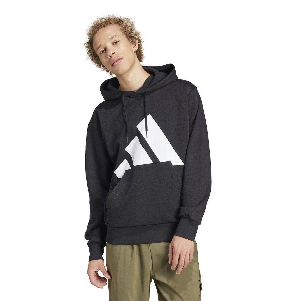 Sweat molleton à capuche Essentiel big logo, ADIDAS SPORTSWEAR