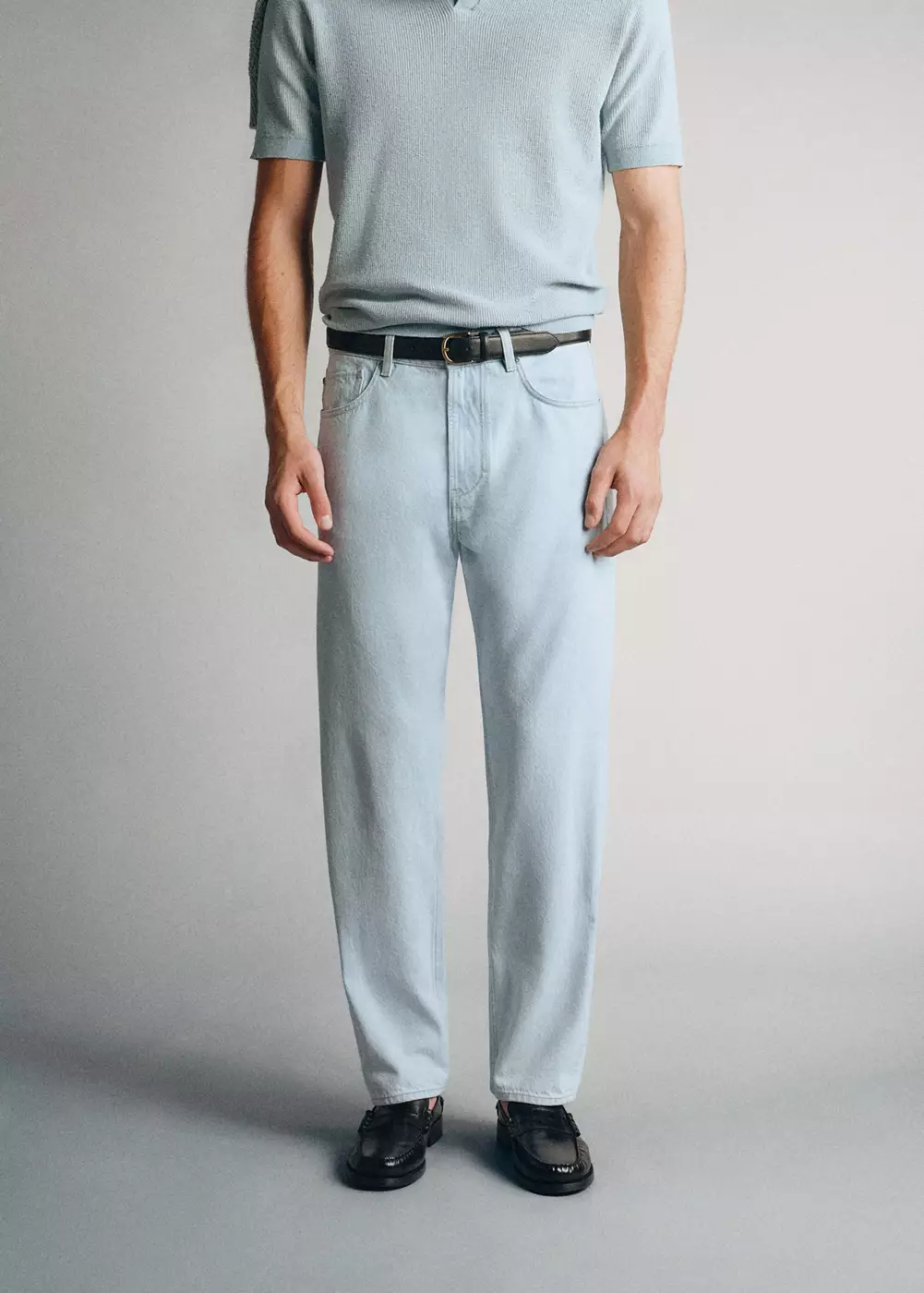 Jean relaxed fit en tissu Candiani, MANGO MAN