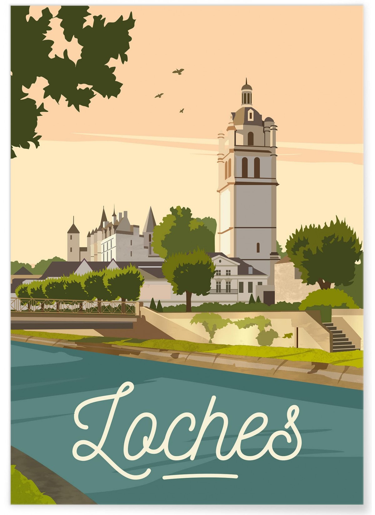 Affiche ville Loches, L'AFFICHERIE