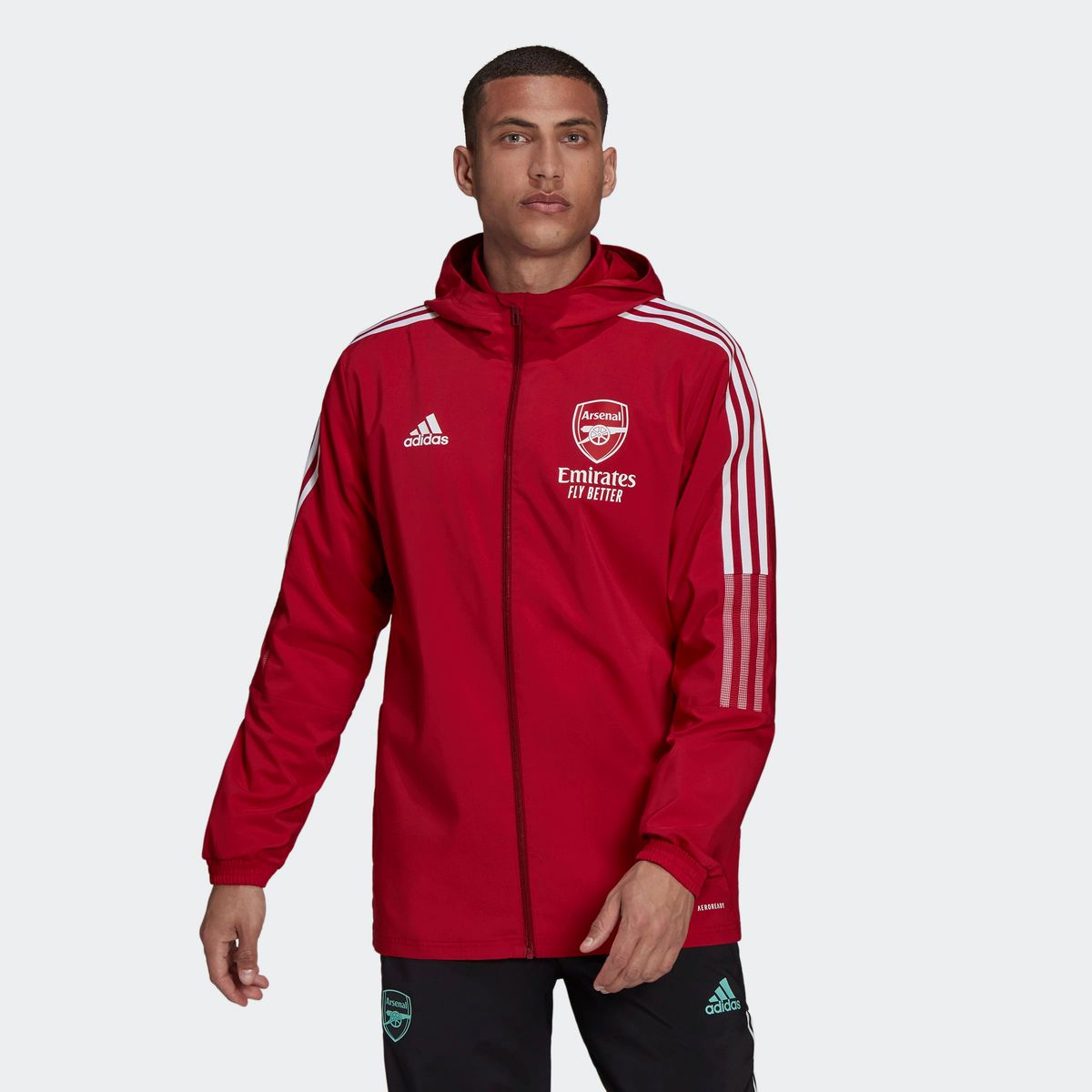 veste adidas rouge homme