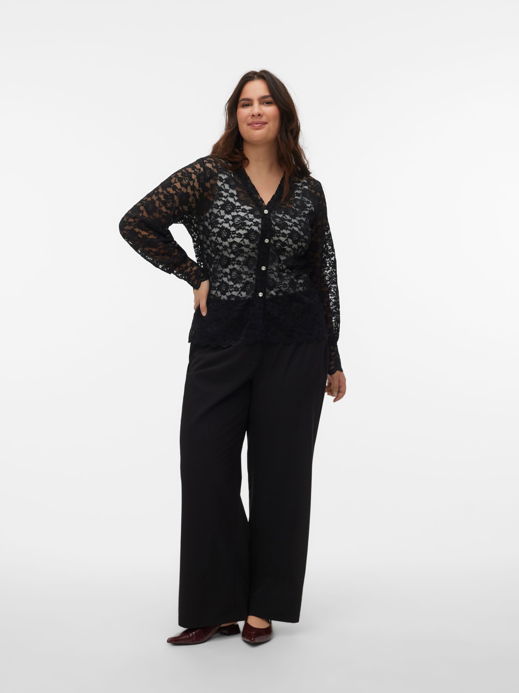 Pantalon À Jambe Large, VERO MODA
