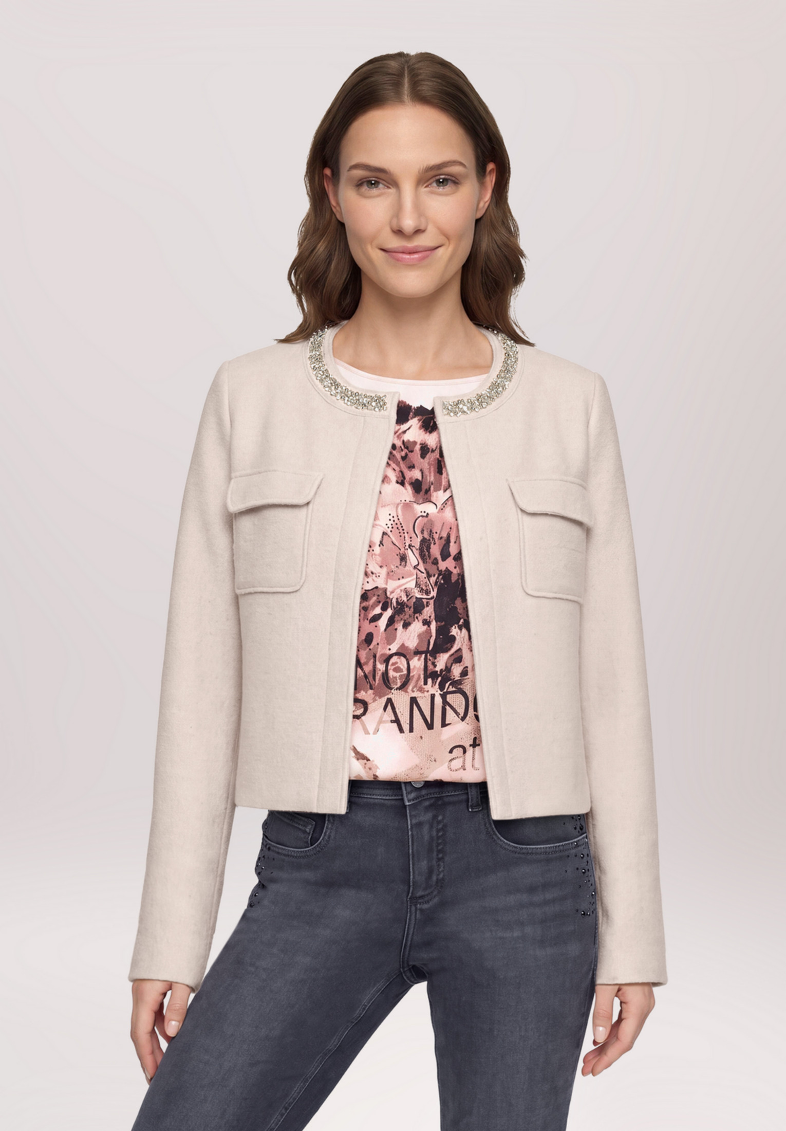 Veste blazer à poches plaquées, BETTY BARCLAY