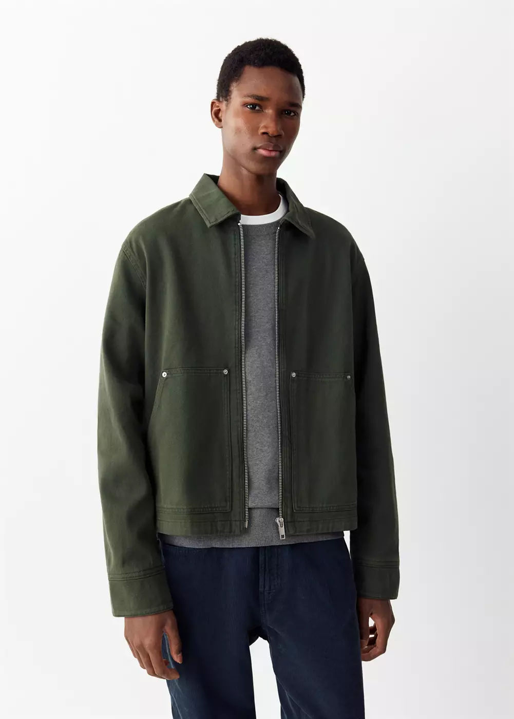 Veste jean poches, MANGO TEEN