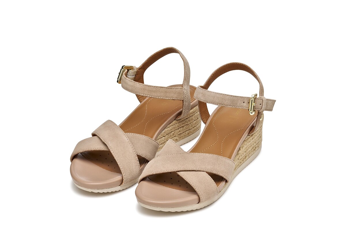 GEOX Sandalias de cuña Ischia Corda, piel — photo 4