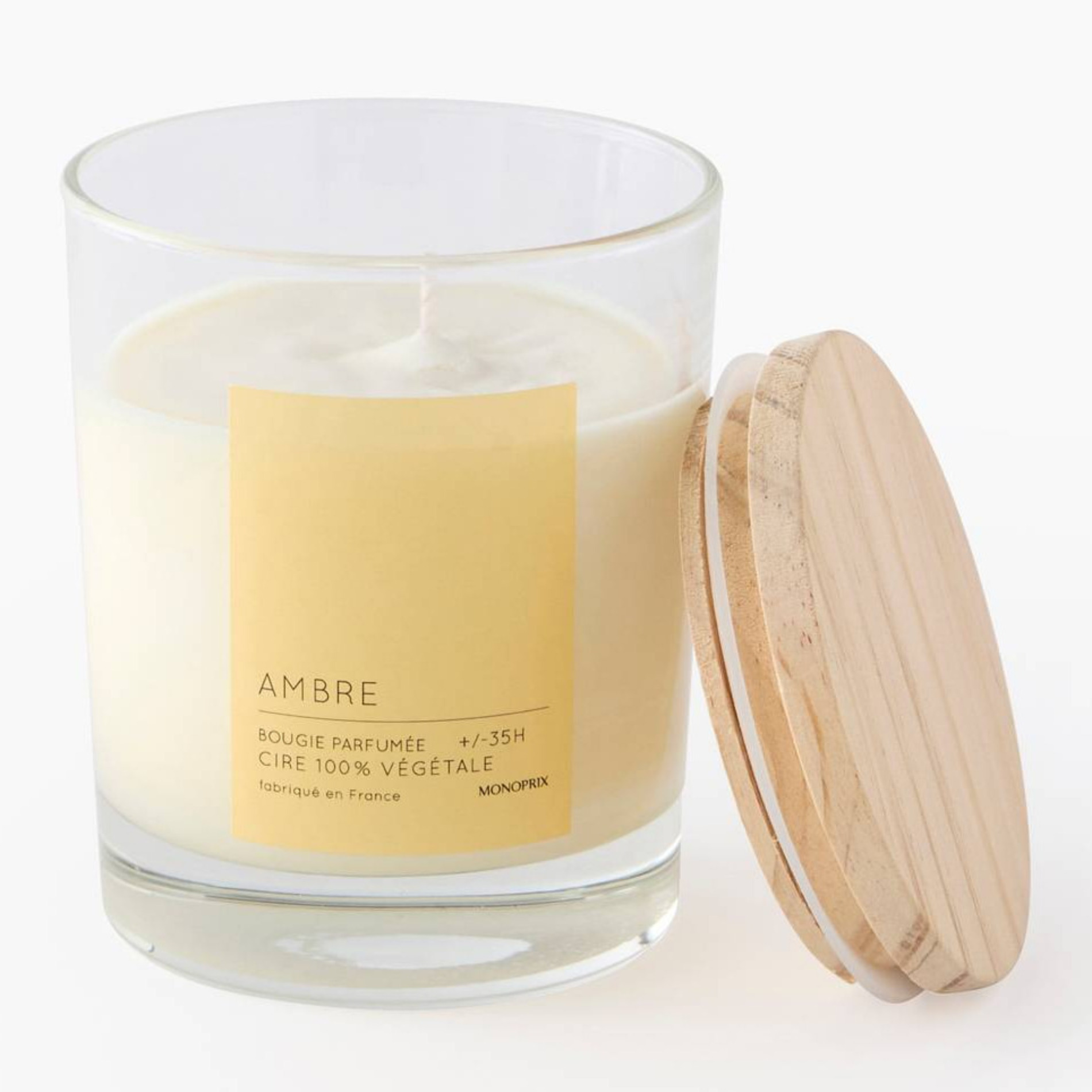 Bougie parfumée dans verre, MONOPRIX MAISON