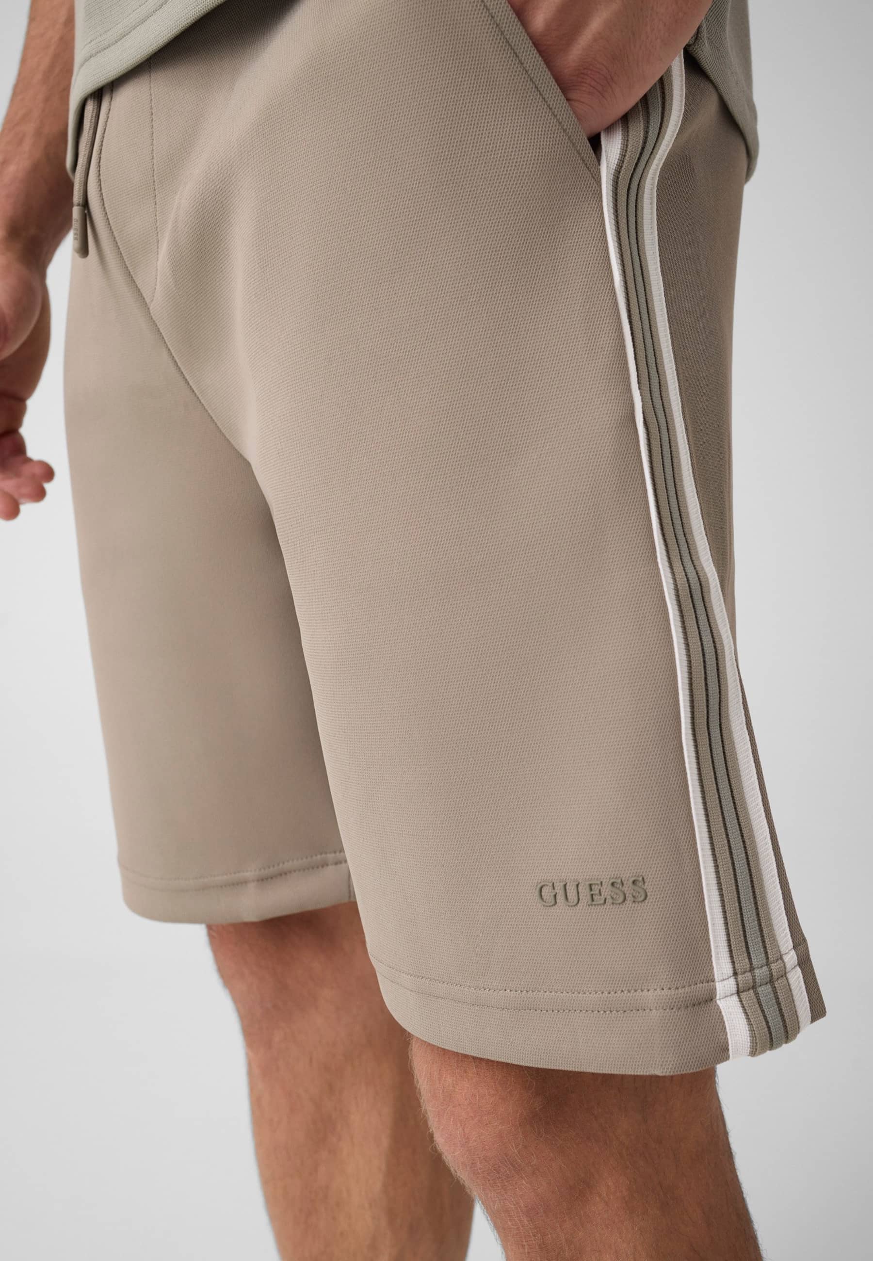 Shorts Avec Bandes Latérales, GUESS