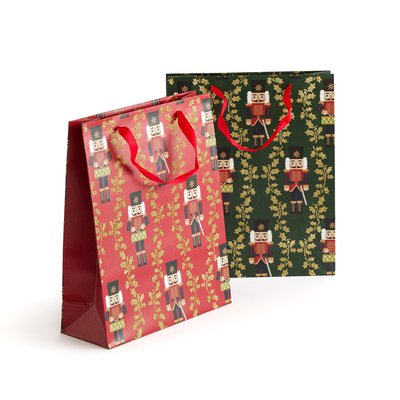 Lot de 2 sacs-cadeaux casse-noisette, Christmas LA REDOUTE INTERIEURS