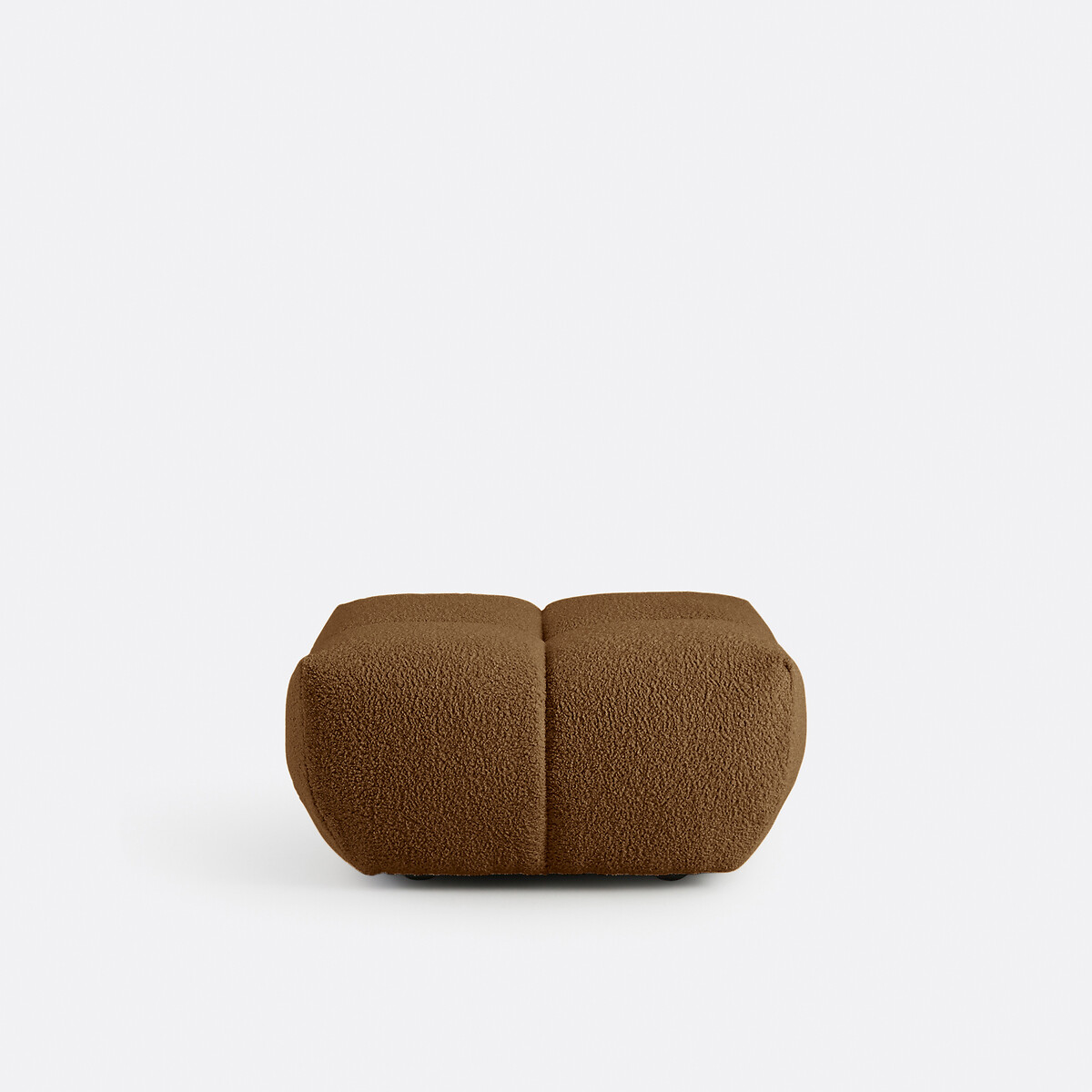 Puf, tejido de rizo grueso, L83 cm, Nuria, LA REDOUTE INTERIEURS