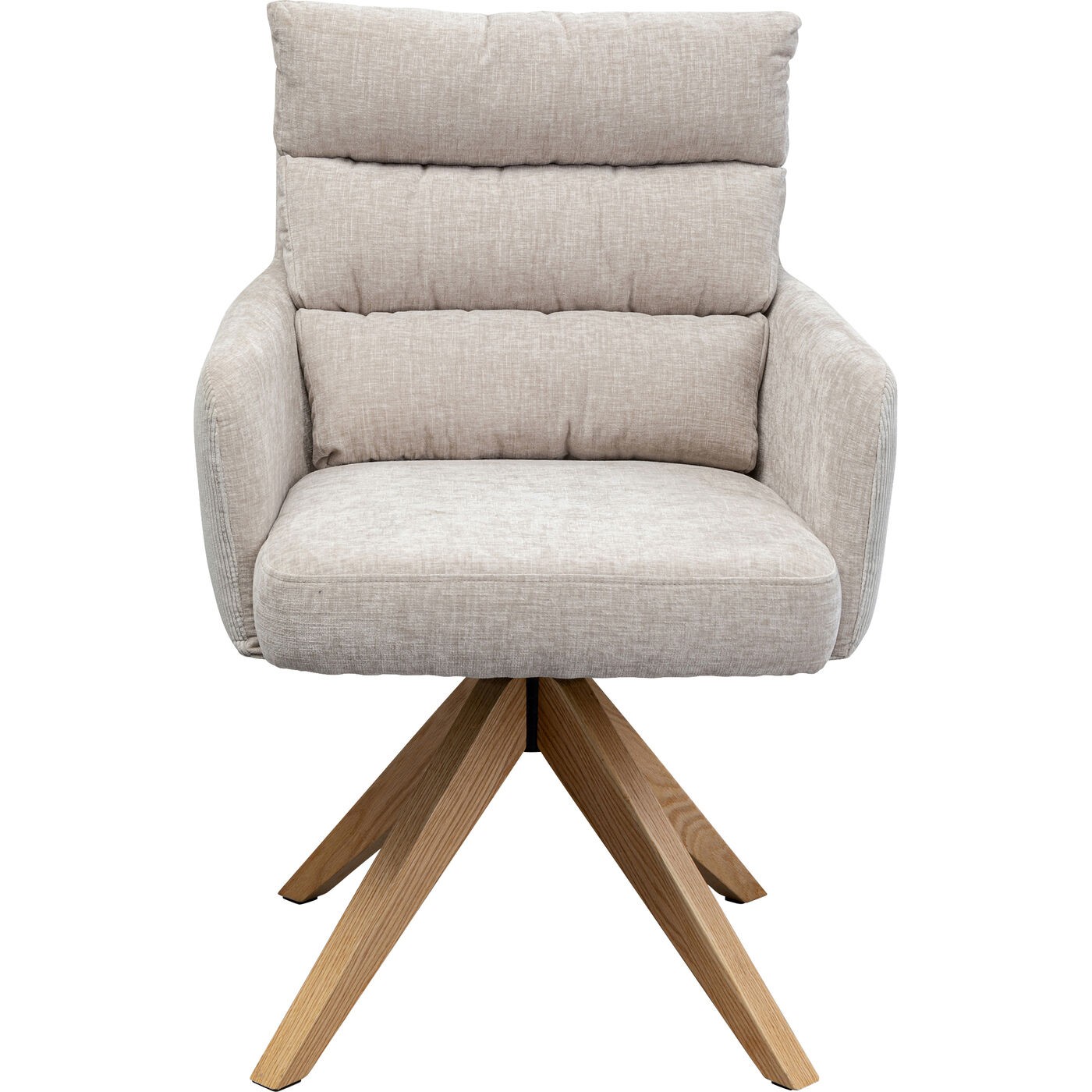 Chaise avec accoudoirs pivotante, BOSSE, KARE DESIGN