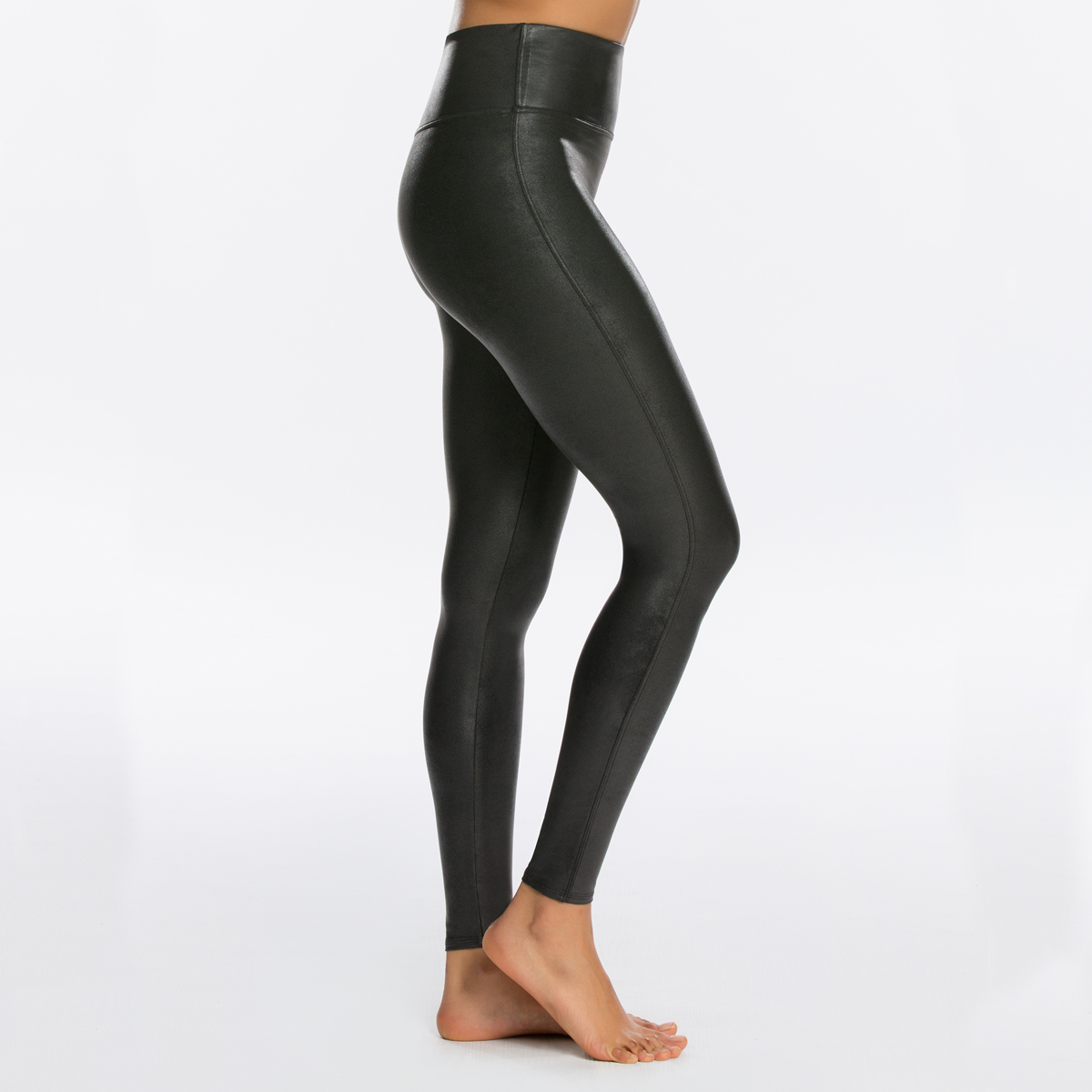 Legging gainant simili noir black Spanx La Redoute