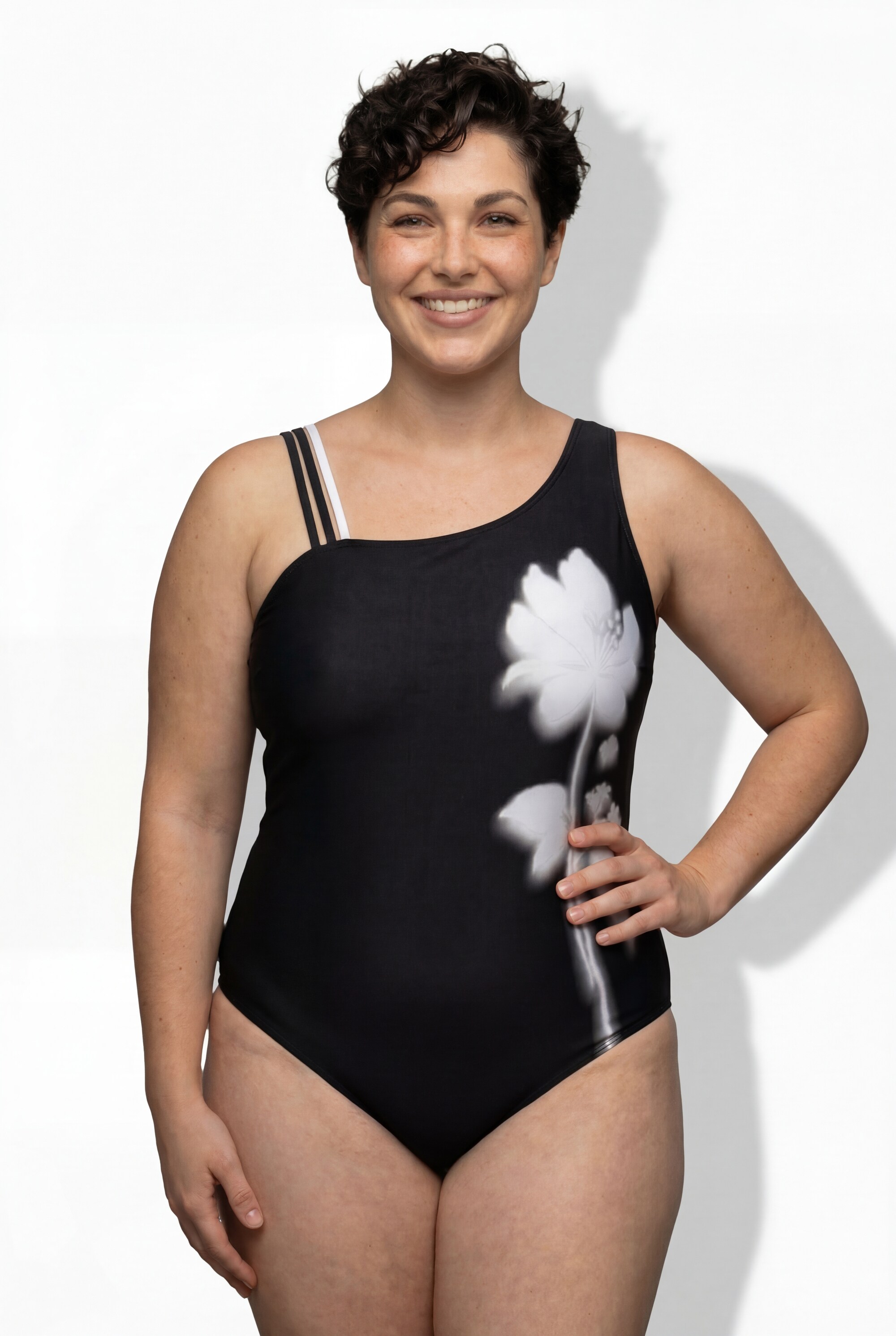 Maillot de bain à fleurs, ULLA POPKEN
