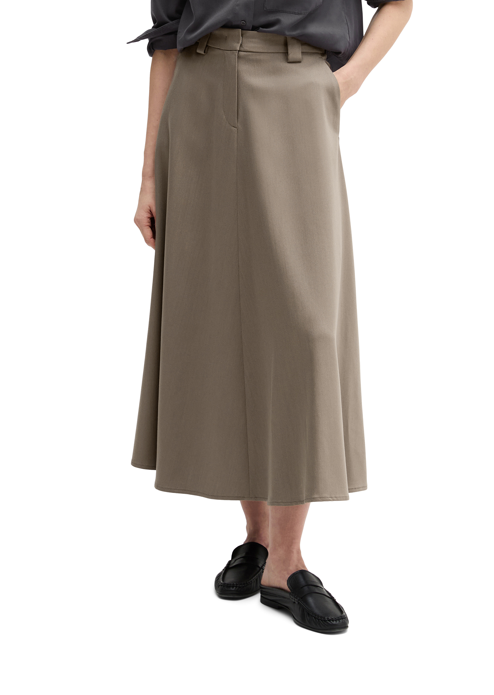 Jupe évasée en lyocell TENCEL™ de qualité supérieure, MARC O'POLO