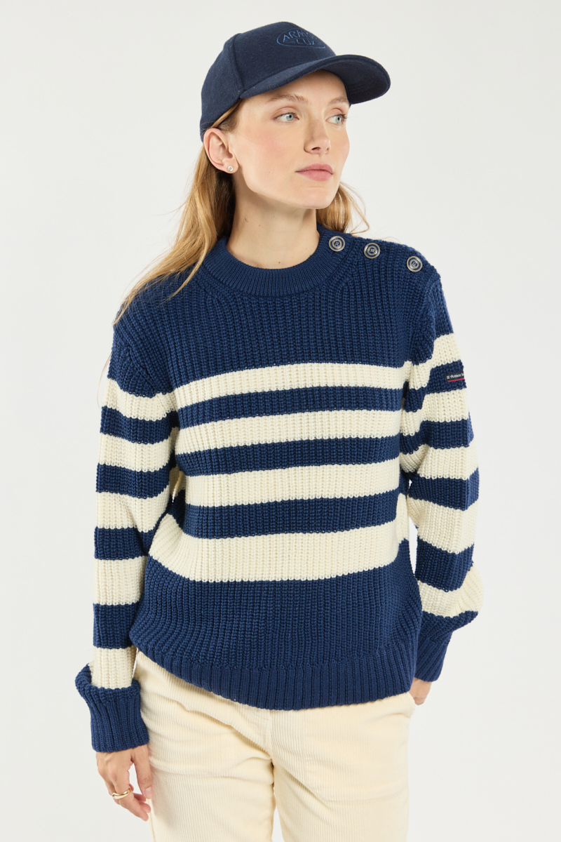 Pull rayé - laine, ARMOR-LUX
