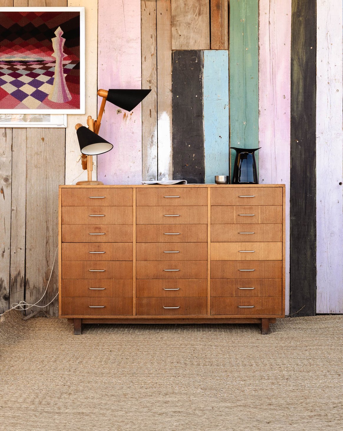 Buffet en bois Gustave N°385 - Bon état, DEBONGOUT