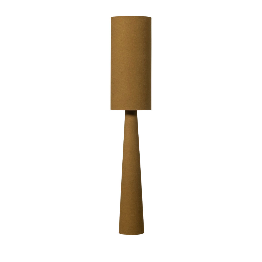 Lampadaire en tissu bouclette et métal H187cm- LOFT, WOOOD