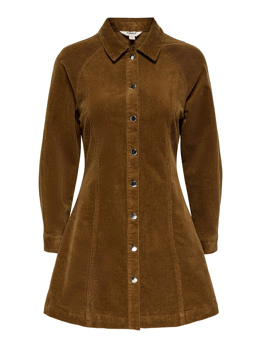 Velour Shirt Dress, ONLY