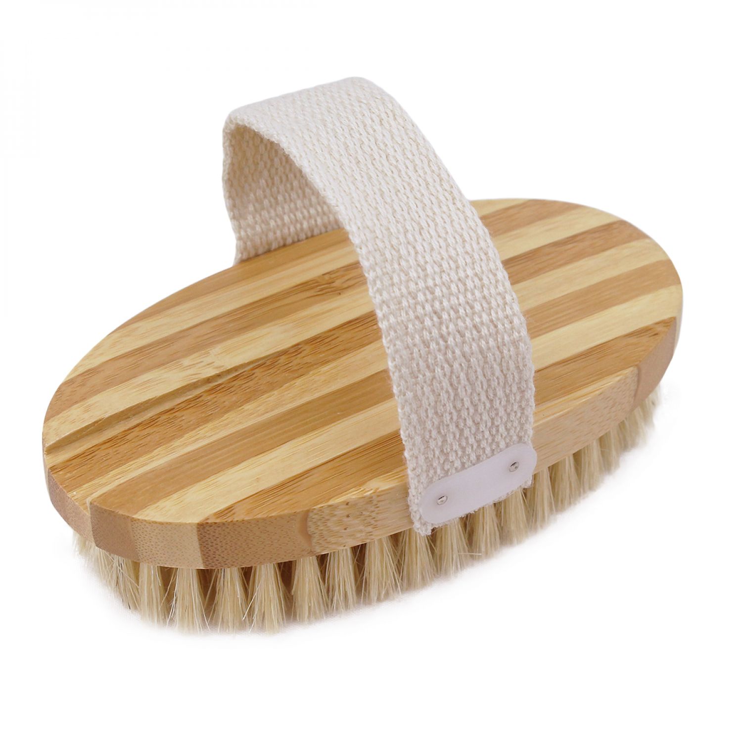 Brosse En Bambou Vivezen - Poils Naturels, Manche Amovible 42 Cm - Écologique Et Durable