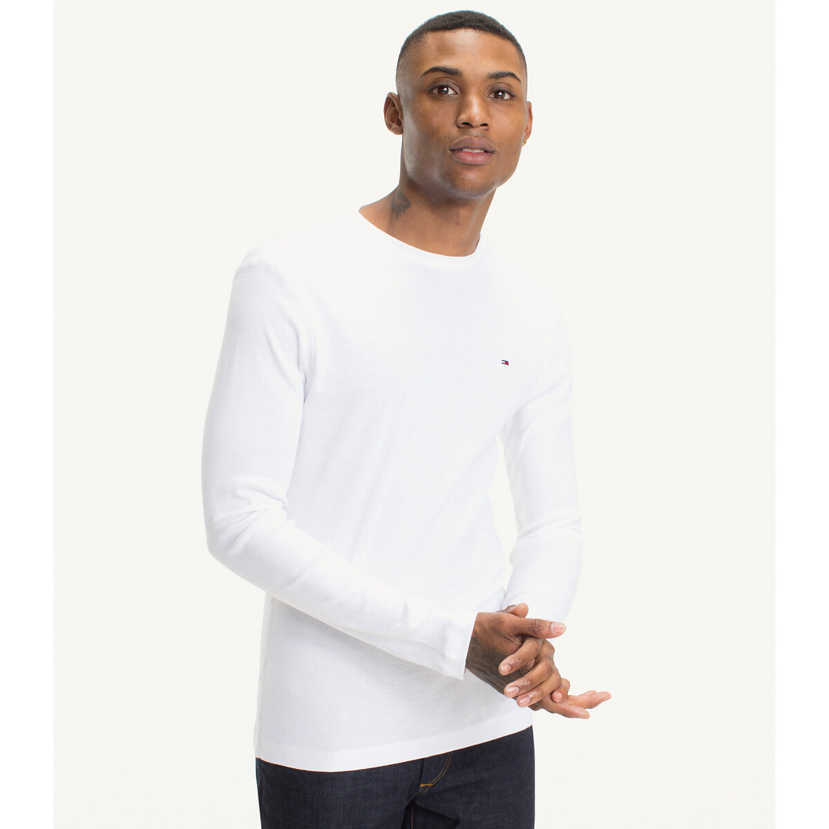 Original long-sleeved t-shirt , white, Tommy Jeans | La Redoute
