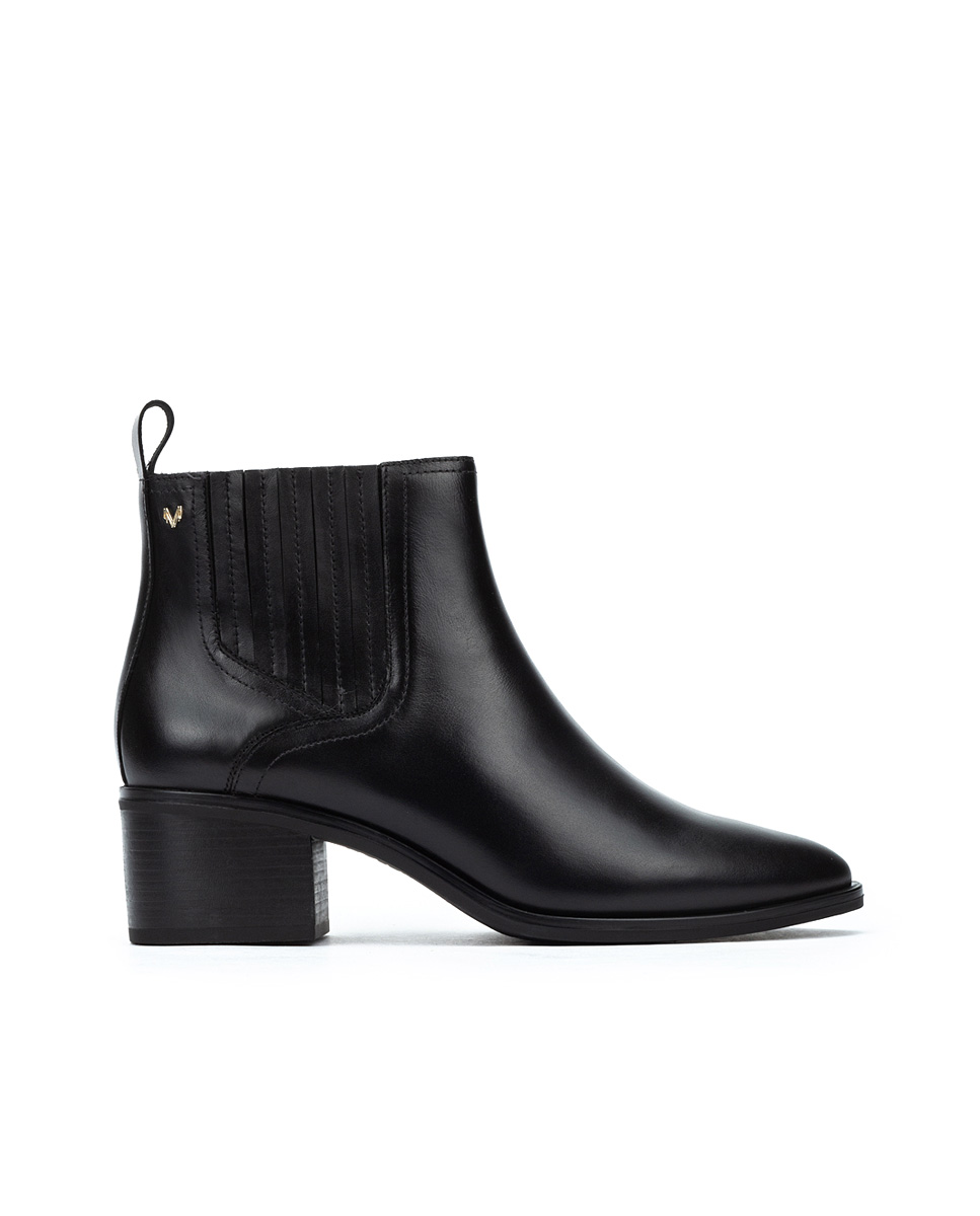 Bottines à talon cuir Zinnia, MARTINELLI