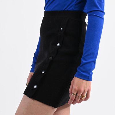 Side Button Mini Skirt LILI SIDONIO