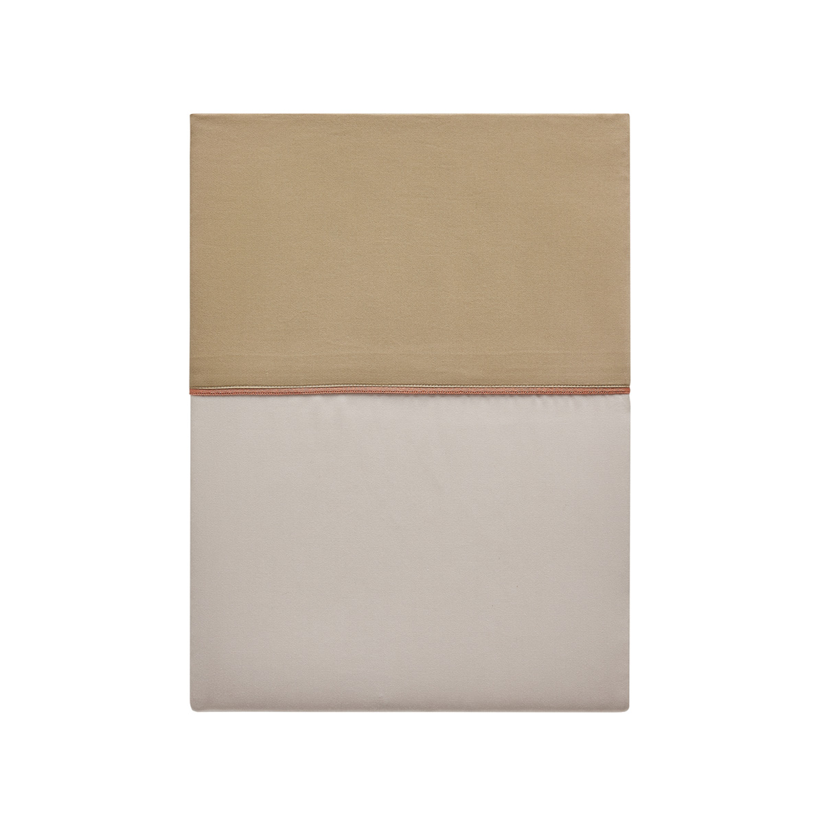 Drap plat uni en satin de coton bio, NOBEL, ALEXANDRE TURPAULT
