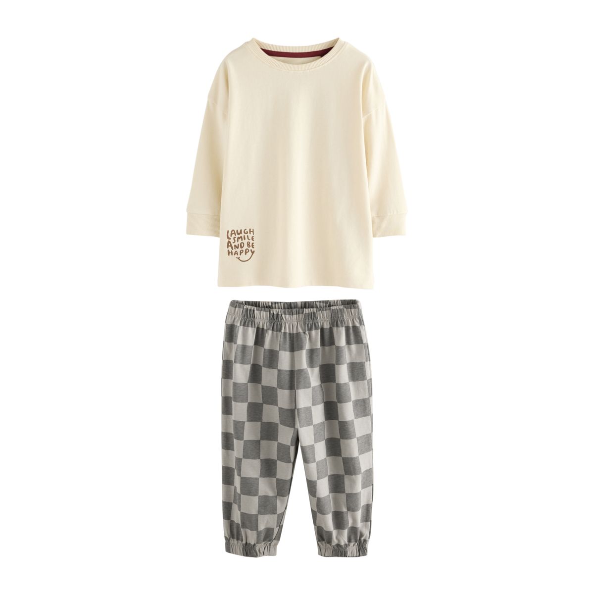 Next Pyjama Baumwoll-Schlafanzug mit Rüschen (2 tlg Next Pyjama Baumwoll-Schlafanzug mit Rüschen (2 tlg