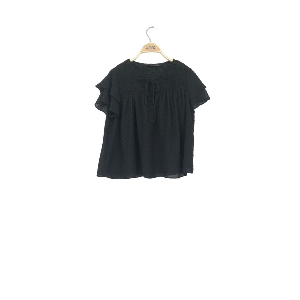 Blouse tr s bon tat noir Zara La Redoute