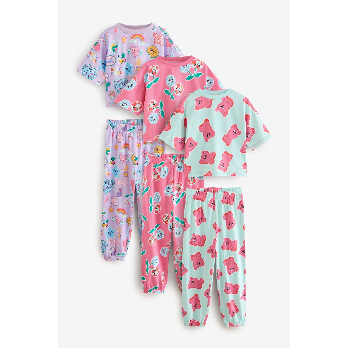 Pyjama Jogging Pour Fille – Lot De 3, Confort Et Style Au Quotidien - 4