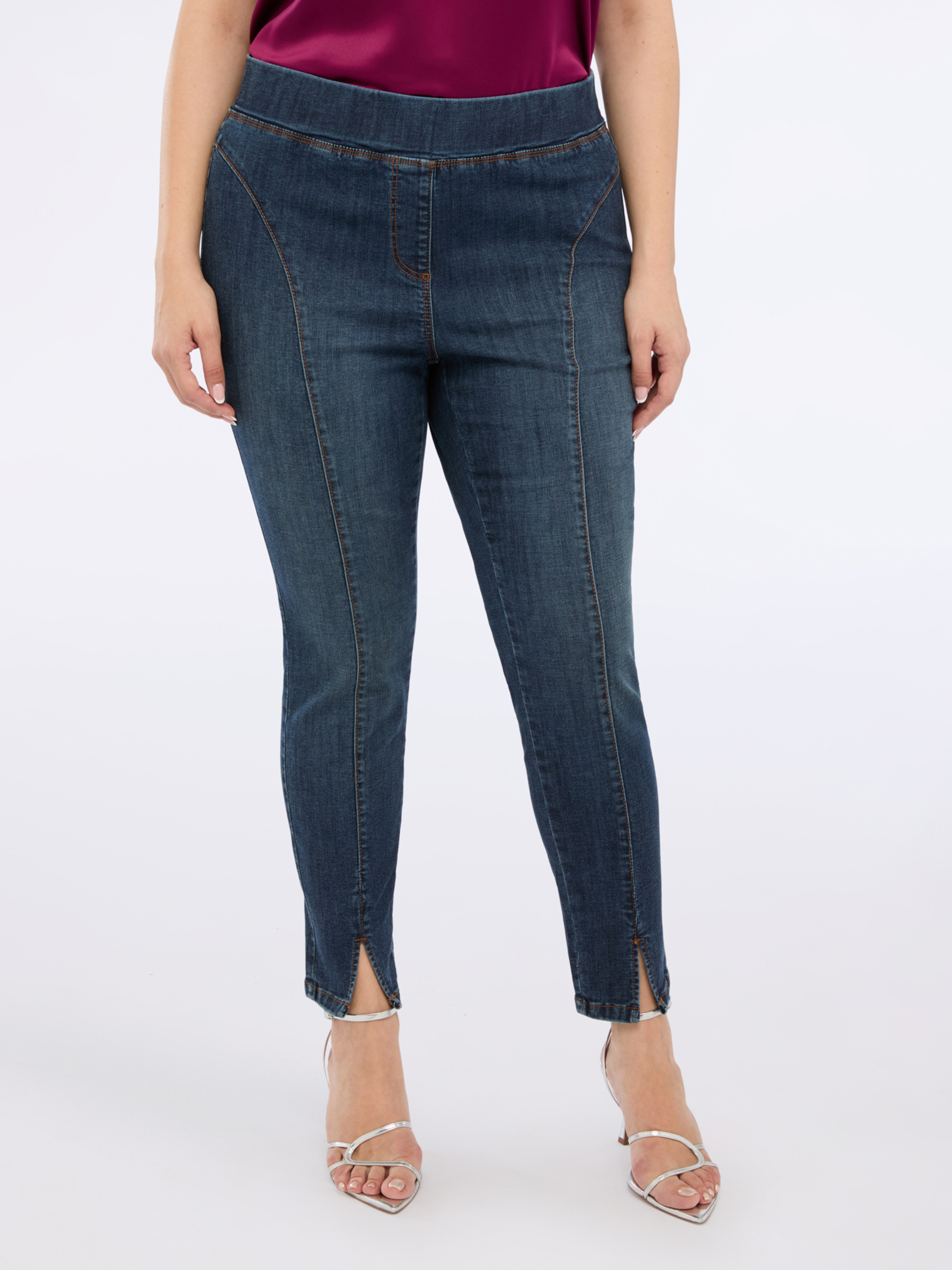 Jeggings à taille élastique, FIORELLA RUBINO