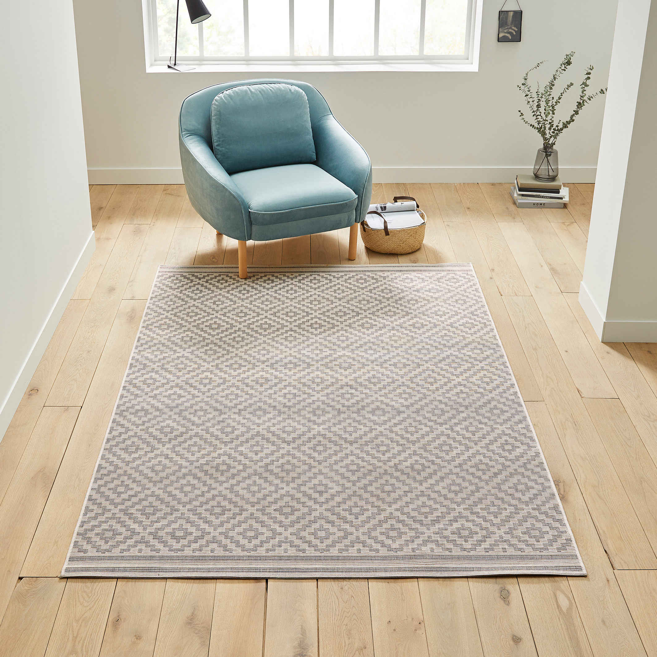 Spiral Circular Wool Rugs in Grey buy online from the rug seller uk