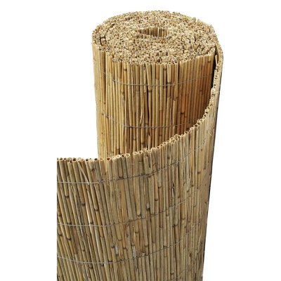 Canisse paillon de bambou non pelé 5m (longueur) x 1m (hauteur) JARDINDECO