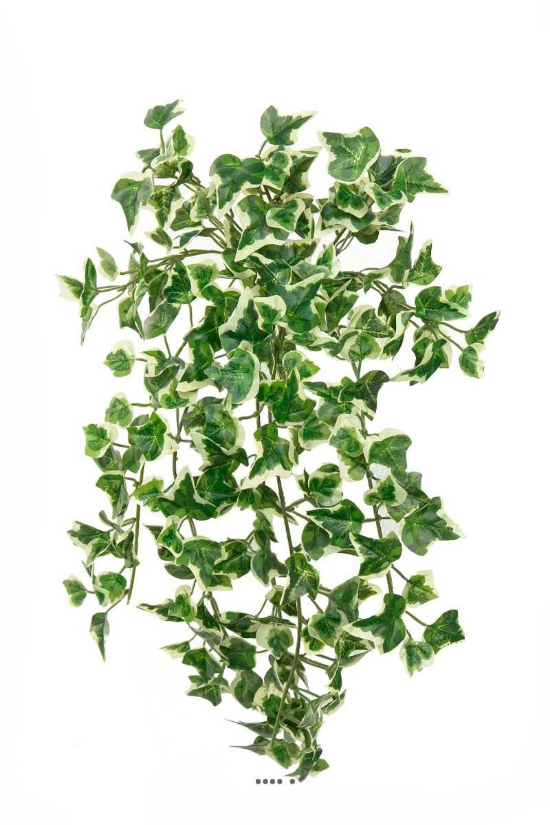 Chute de lierre artificiel L 45 cm vert-blanc, ARTIFICIELLES