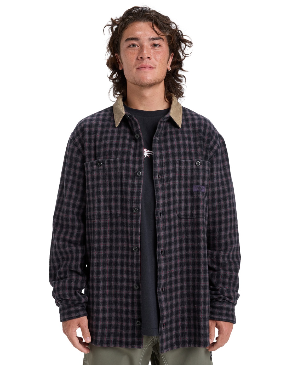 Chemise manches longues MERCURY SANDSTROKES, QUIKSILVER